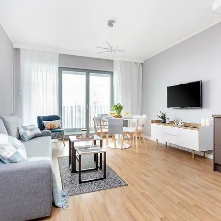 Seaside 150m Do Plazy - Parking - - Polsat Ergo Arena Apartment